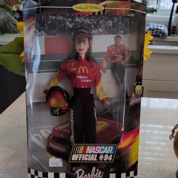 Barbie Other - Barbie NASCAR Official #94 Doll - Red and Black Outfit 1999 Collector Edition